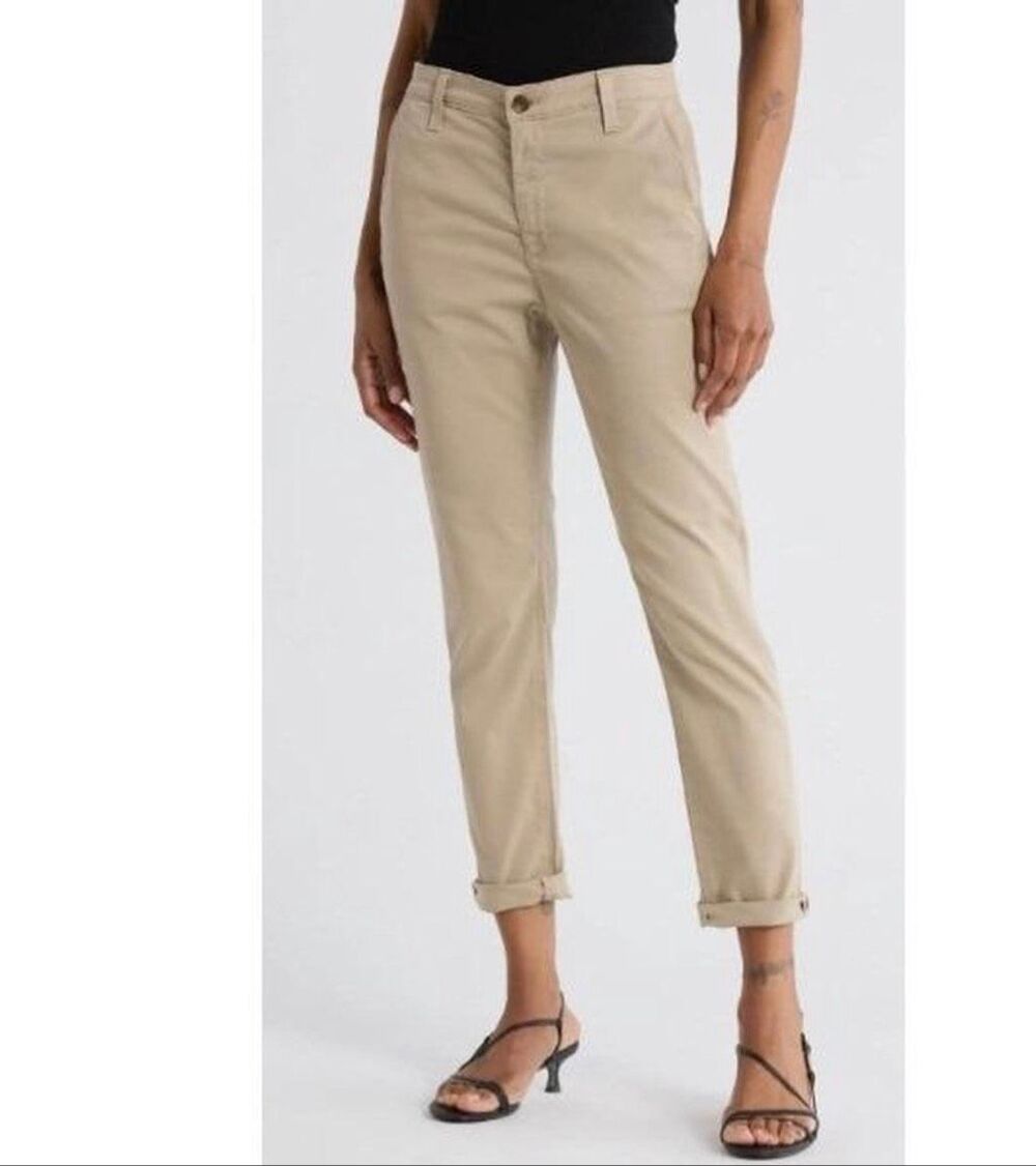 AG Adriano Goldschmied Caden Flat Front Khakis Size 26 New